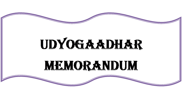 Double Wave: Udyogaadhar memorandum