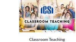 ICSI CLASSROOM TEACHING